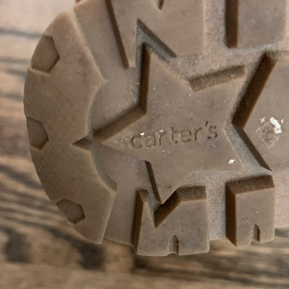 Carter's Pink and Tan Kids Faux-Fur Winter Boots